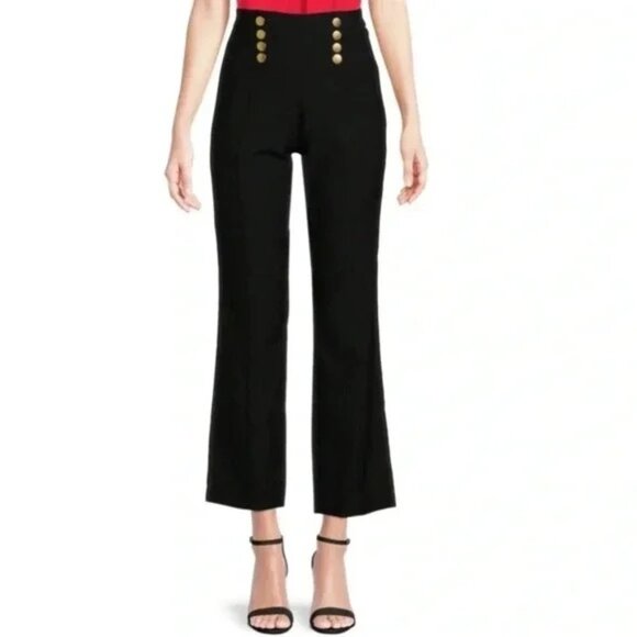 Nanette Lapore Button Flare Sailor Pants - Picture 1 of 6